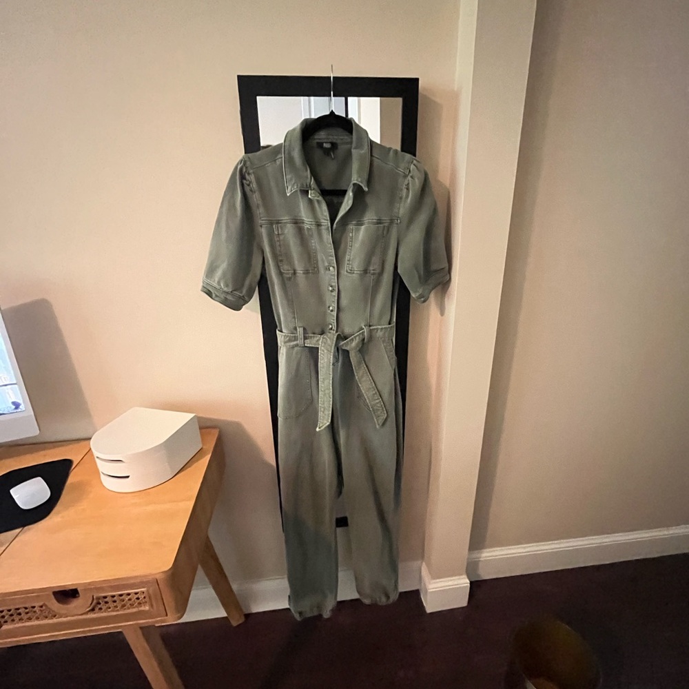 PAIGE Olive Green Jumpsuit